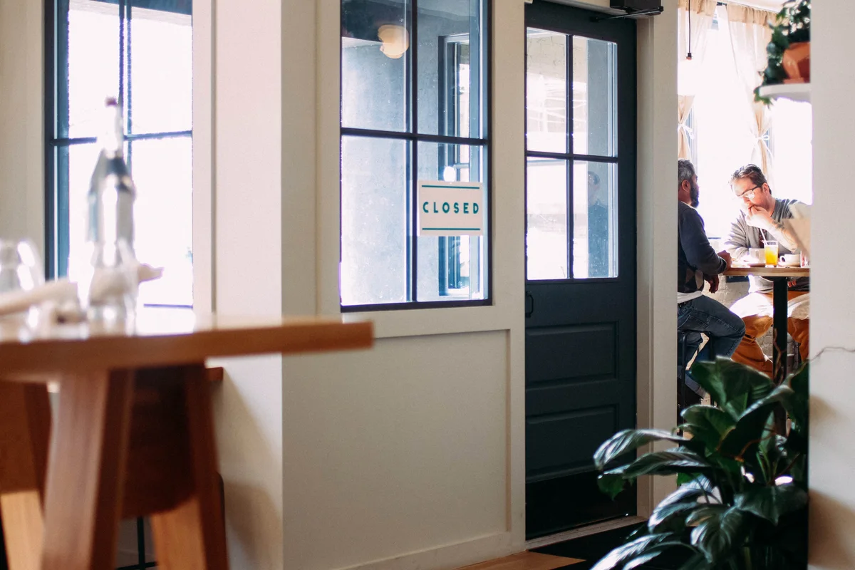A restaurant dining interior.